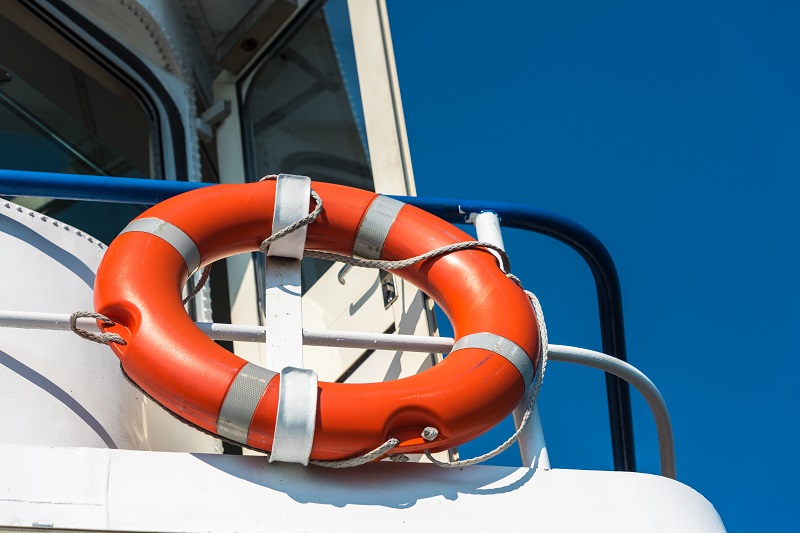 yacht insurance; life saver